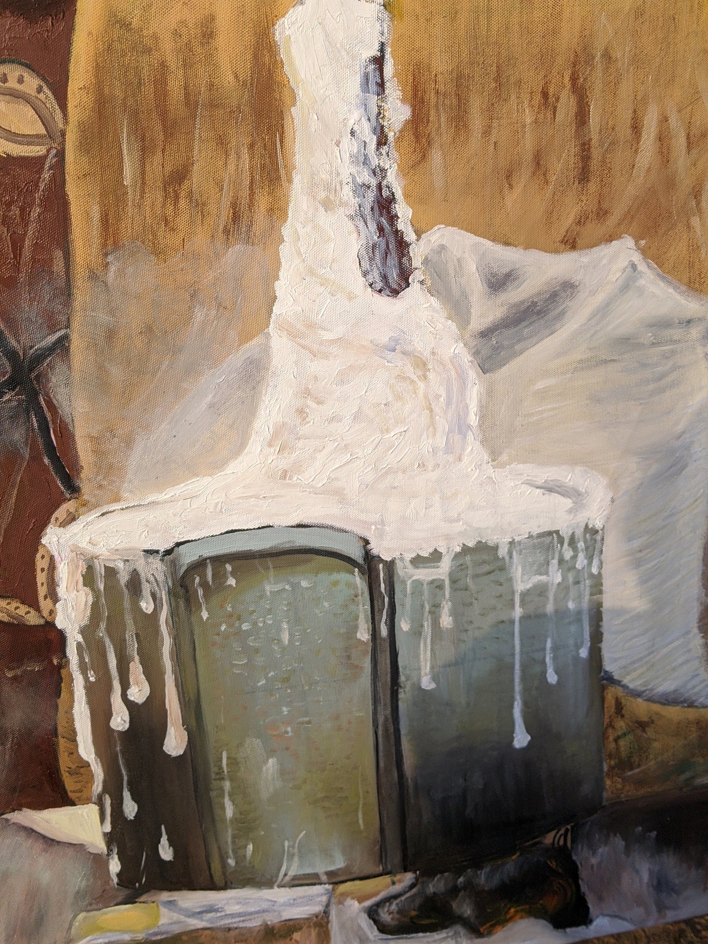 Tukar Tuwo Masara - An Oil Painting by Emmanuel Ghani Kamata | Nigeria