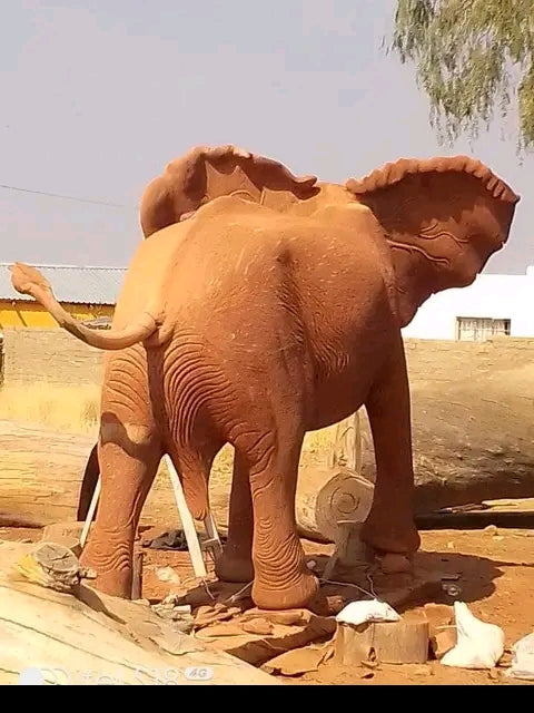 Elephant Collection : Carved from Ironwood by Killian Torovasei | Zimbabwe