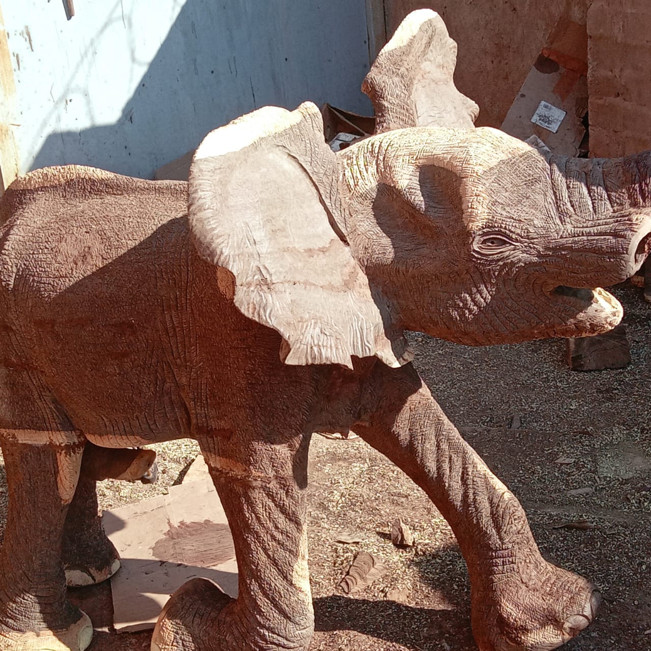 Elephant Collection : Carved from Ironwood by Killian Torovasei | Zimbabwe