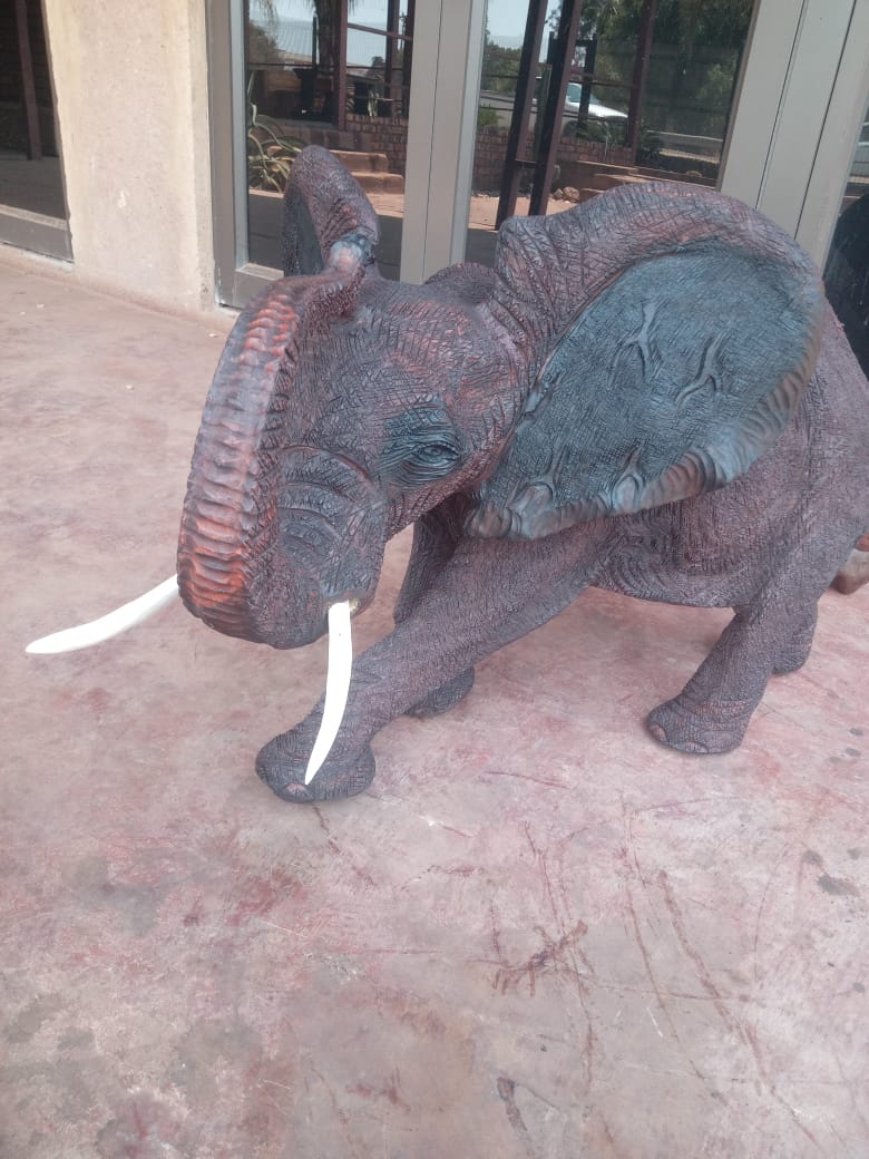 Elephant Collection : Carved from Ironwood by Killian Torovasei | Zimbabwe