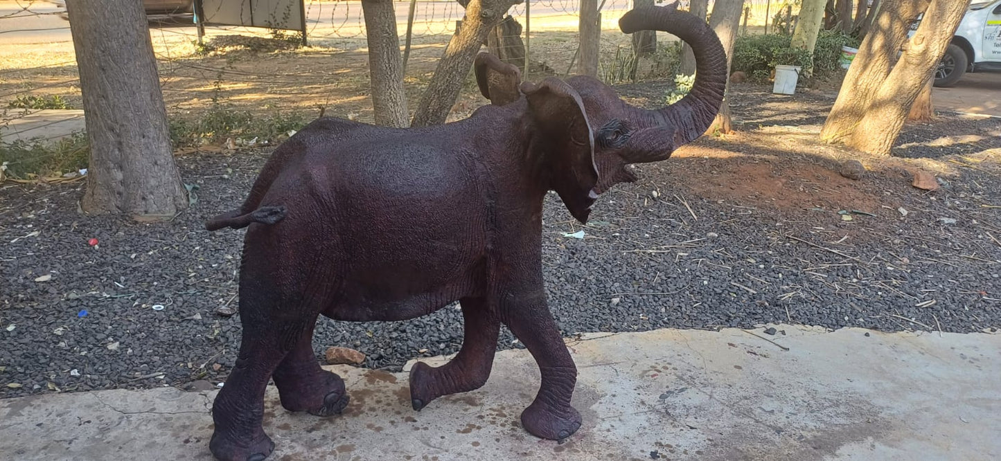 Elephant Collection : Carved from Ironwood by Killian Torovasei | Zimbabwe