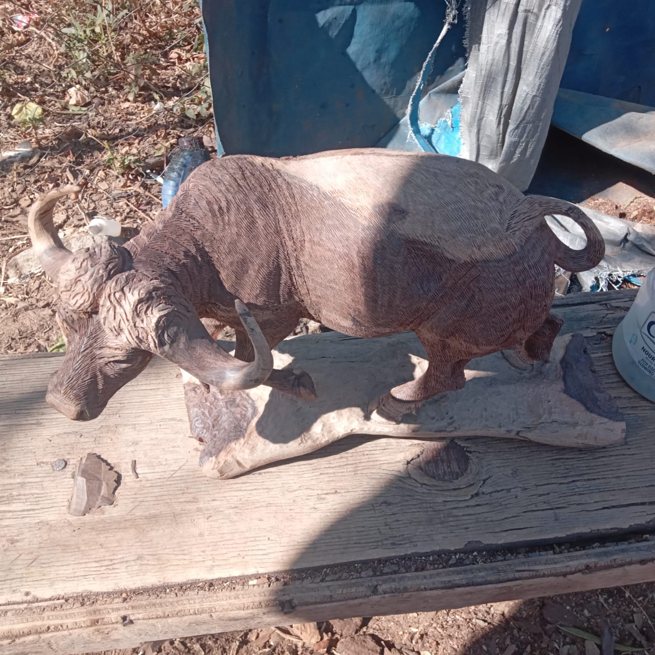 The Buffalo Collection - Carved from Ironwood by Killian Torovasei | Zimbabwe