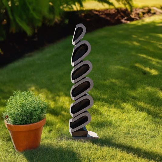 Balance - Stone Sculpture Made of Springstone by Ishmael Chitiyo | Zimbabwe