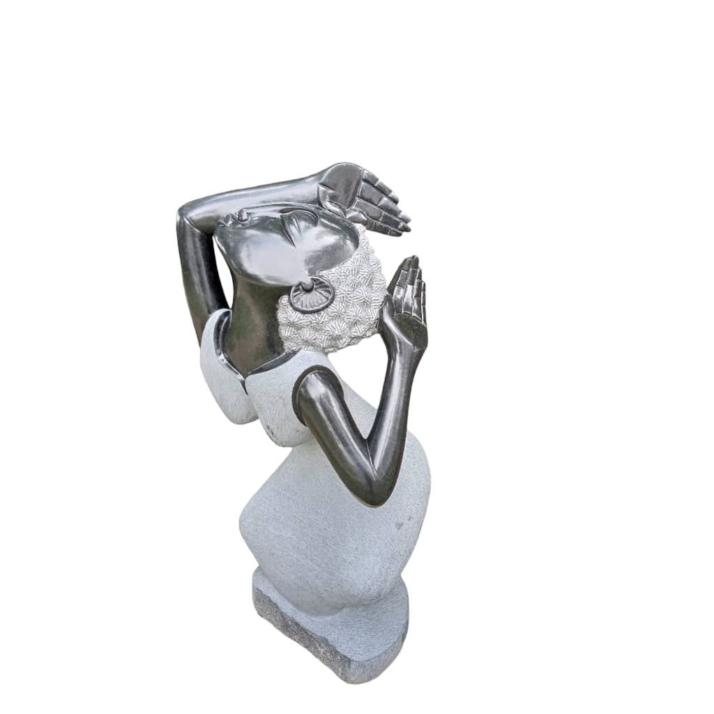 Choreographer - Stone Sculpture Made of Serpentine (Springstone) by Benjamin Mashaya | Zimbabwe