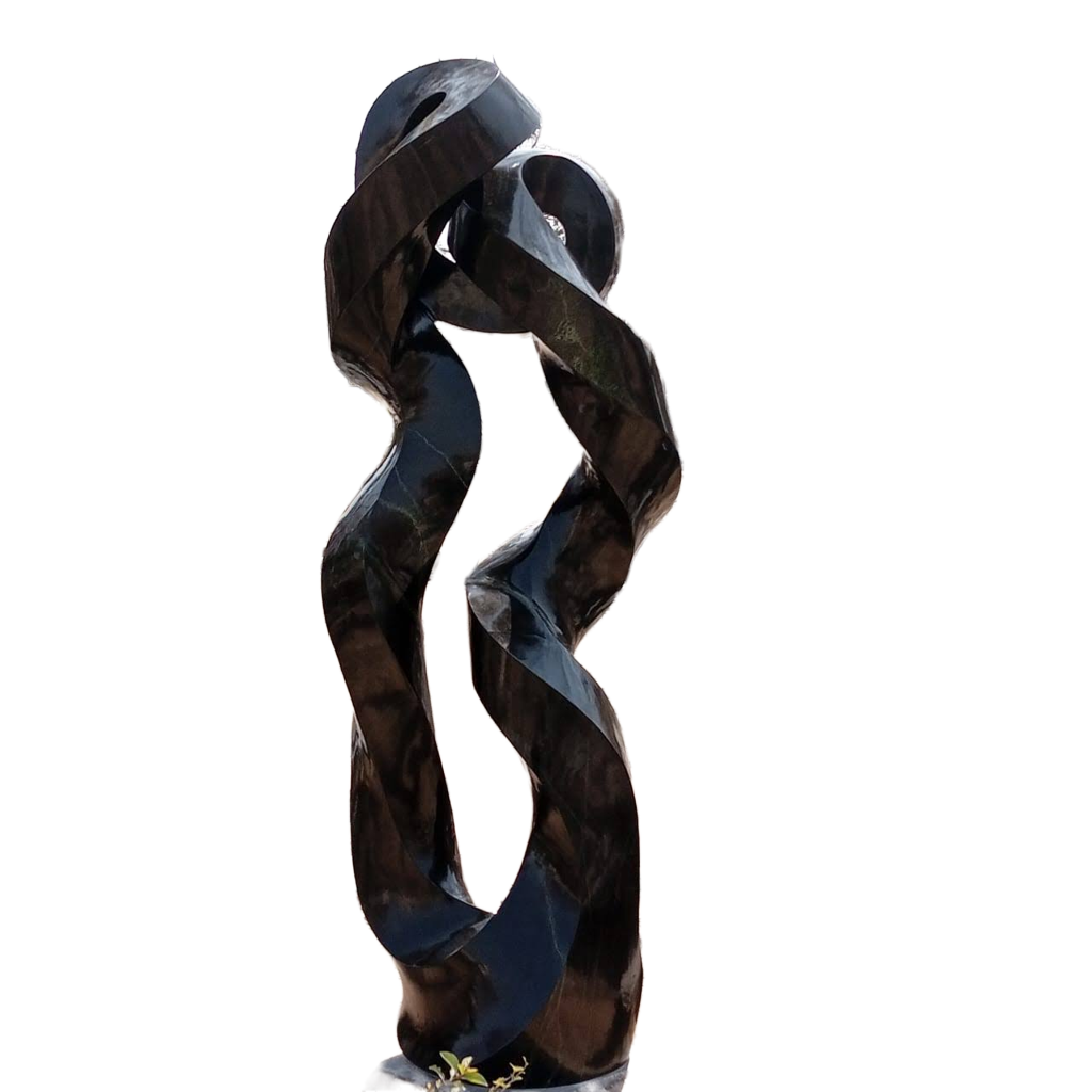 Dance With Me - Stone Sculpture Made of Springstone by Peter Gwisa | Zimbabwe