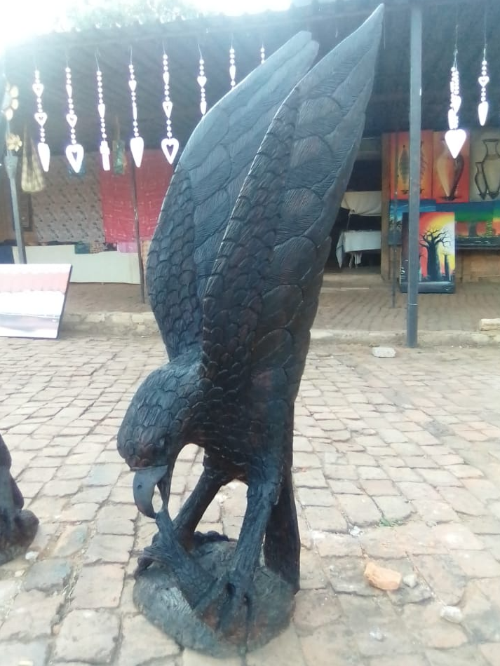 Eagle - Carved from Ironwood by Killian Torovasei | Zimbabwe