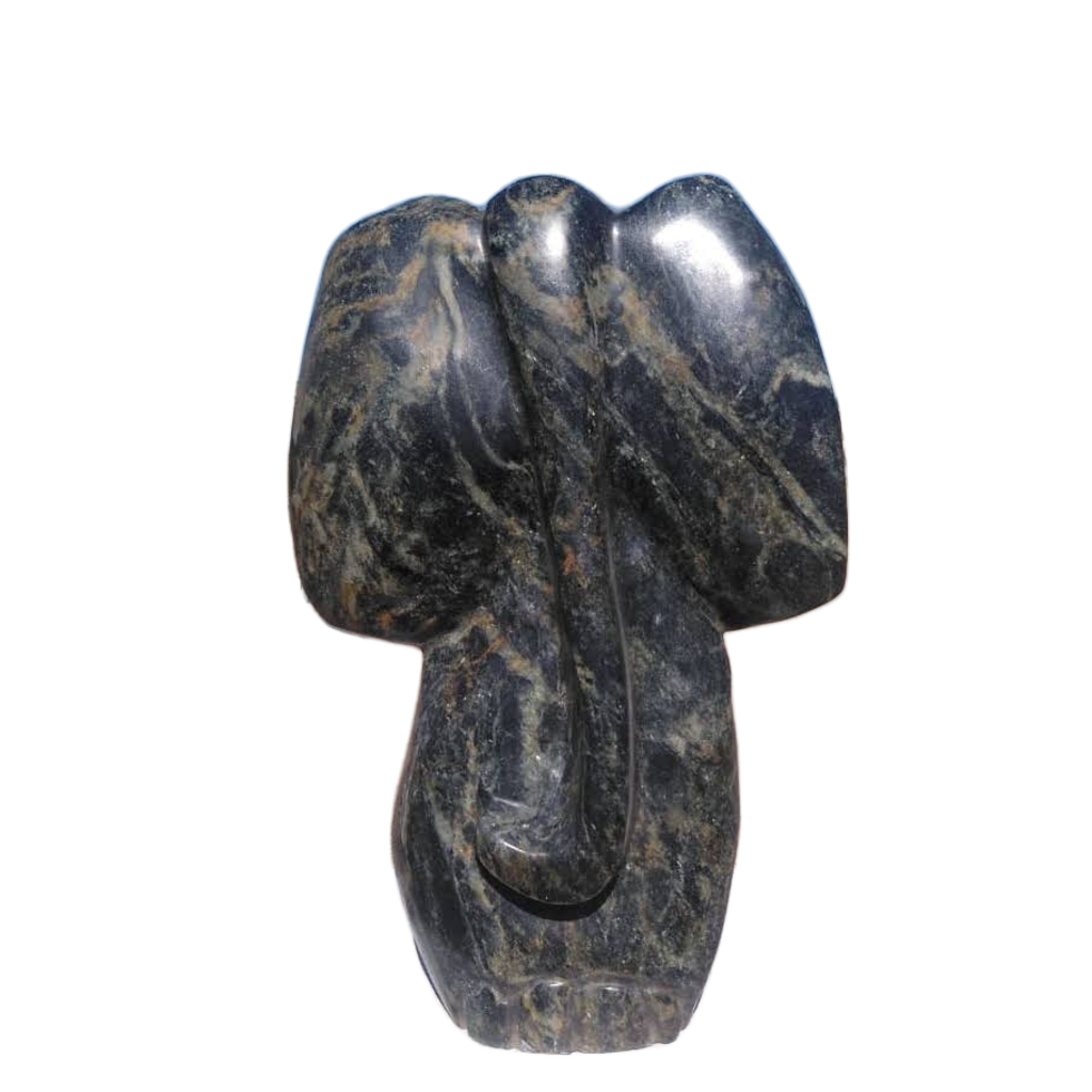 Elephant - Stone Sculpture Made of Serpentine Stone by Pelagia Nkiwane | Zimbabwe