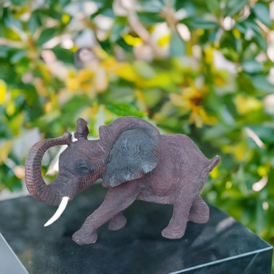 Elephant 2 - Carved from Ironwood by Killian Torovasei | Zimbabwe