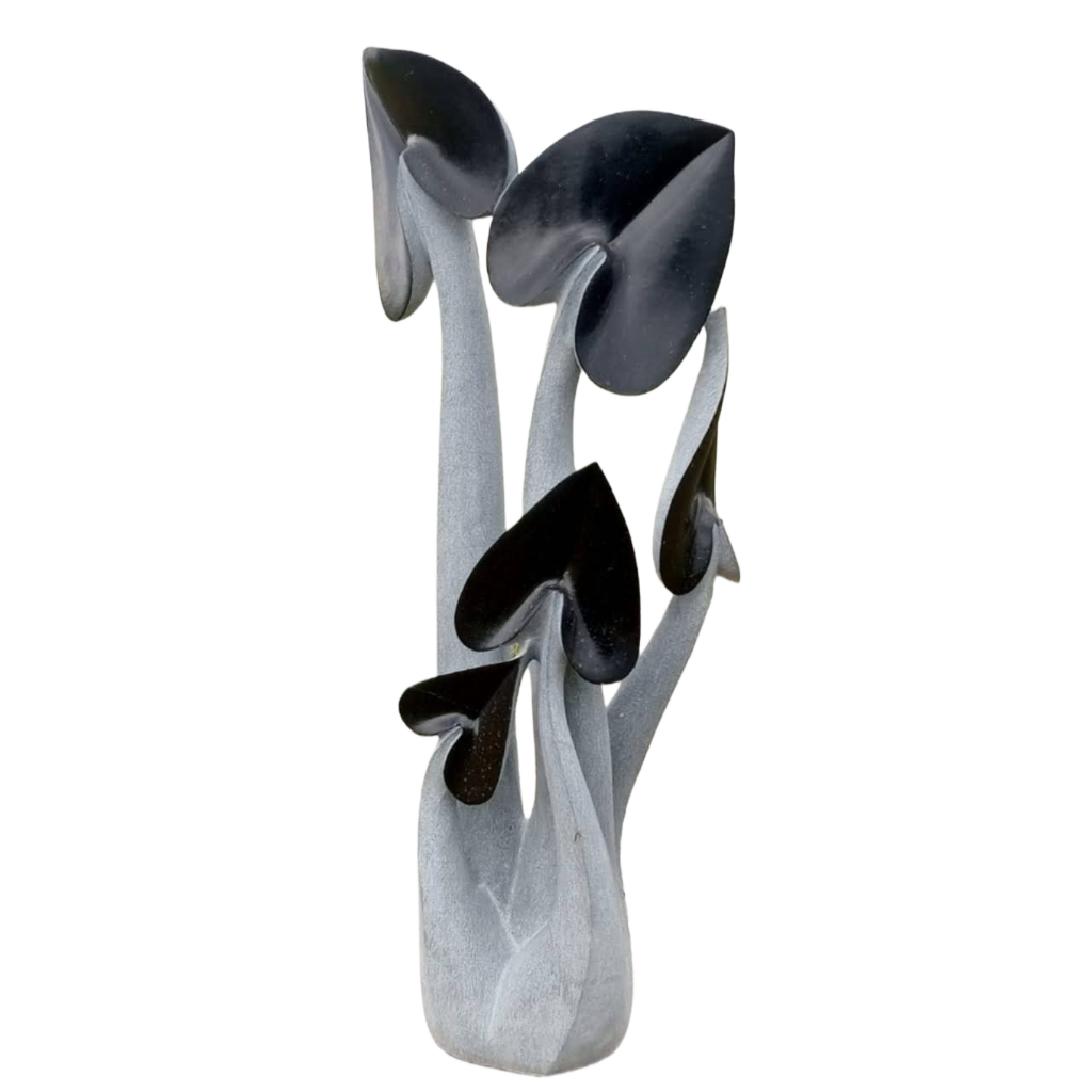 Family - Stone Sculpture Made of Springstone  by Josephat McKenzie | Zimbabwe