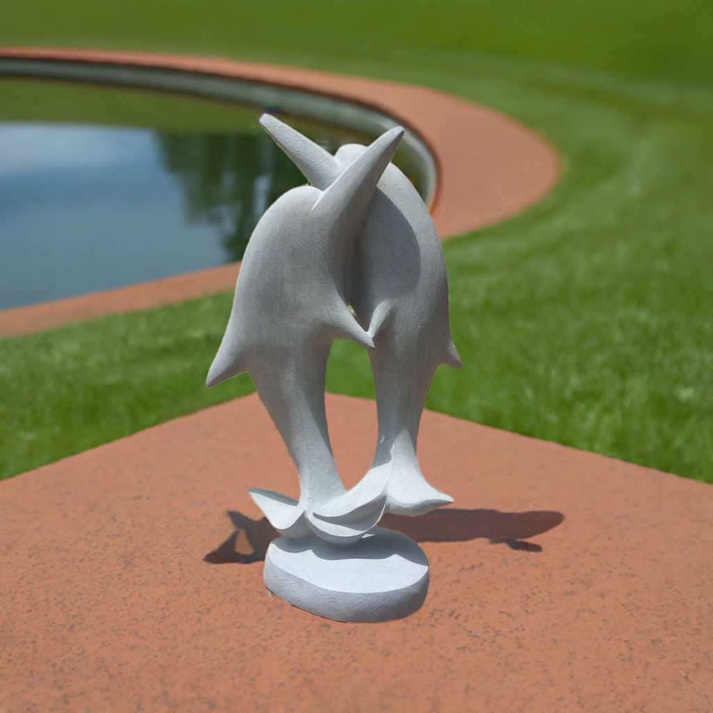 Happy Times - Stone Sculpture Made of Springstone by Morgan Chijumani | Zimbabwe