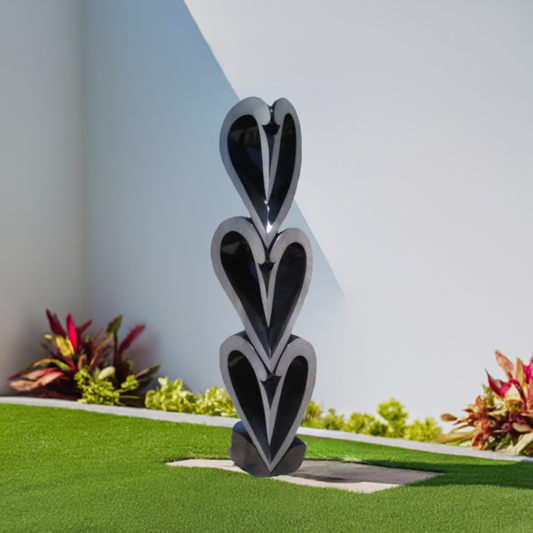 Love Birds - Stone Sculpture Made of Springstone by Ishmael Chitiyo Jnr | Zimbabwe