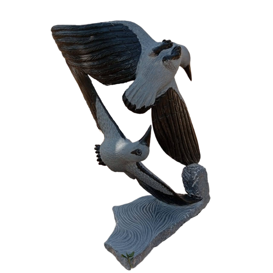 Mating Season - Stone Sculpture Made of Springstone by Shepherd Deve | Zimbabwe
