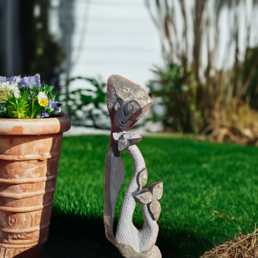 New Life - Stone Sculpture Made of Springstone by Cephas Mashaya | Zimbabwe
