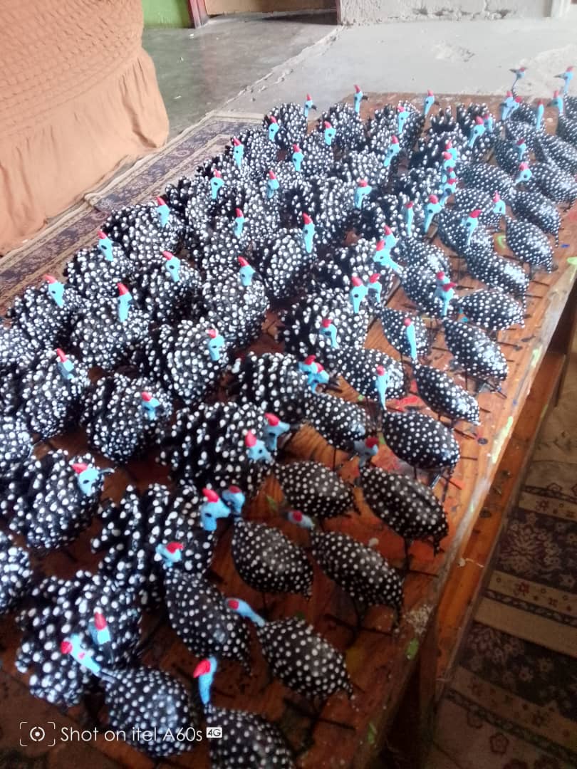 Seedpod Art Collection Made of Pine Cones and Ulumbu Seed Pods | Zimbabwe