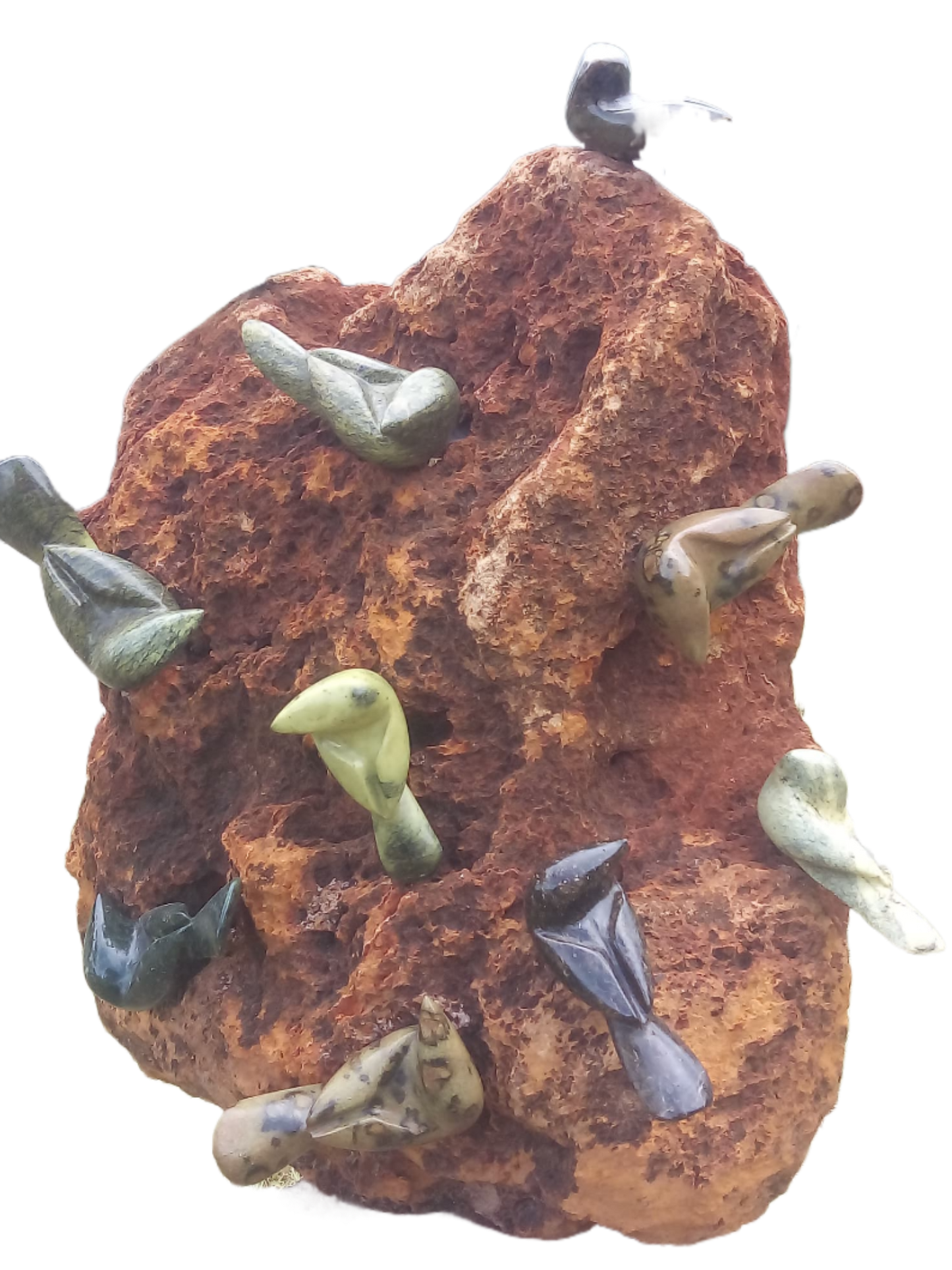 Play Time - Stone Sculpture Made of Various Stones by Samson Mukowa | Zimbabwe