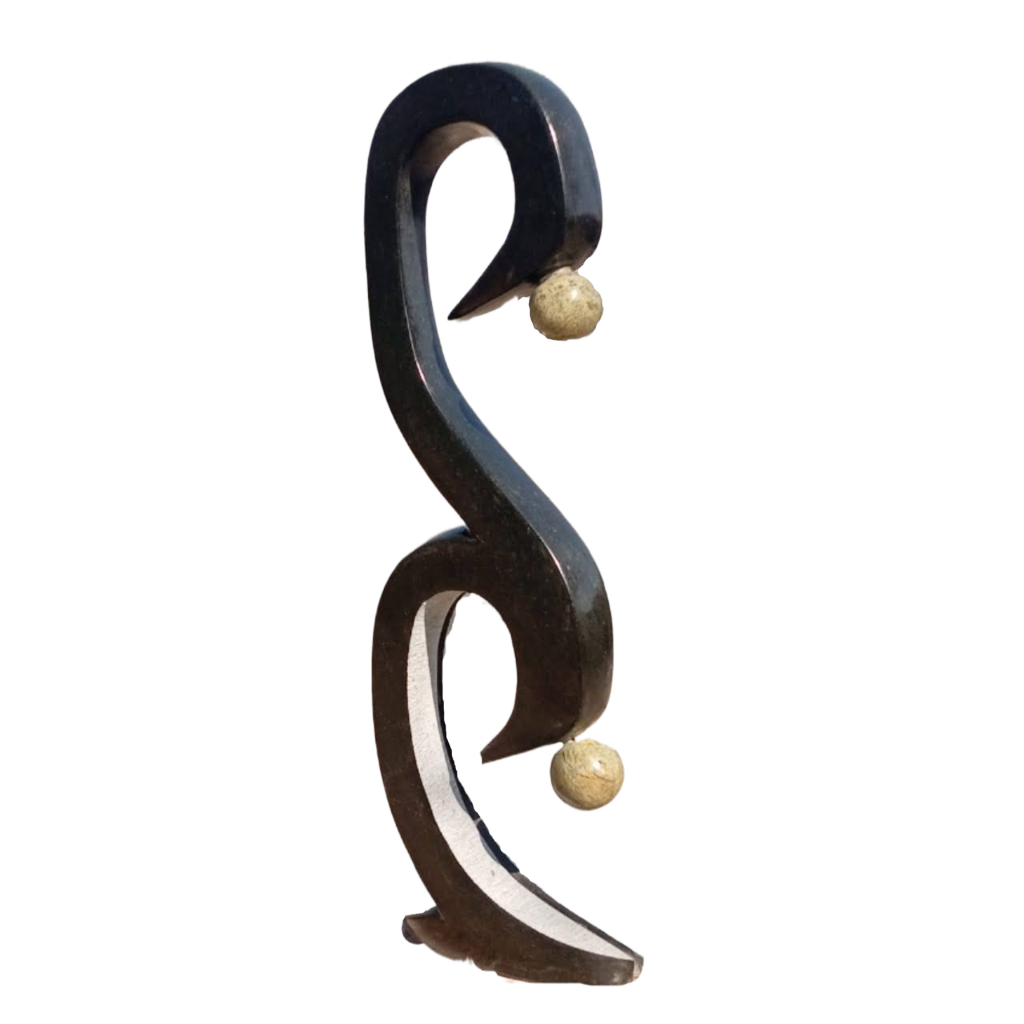 Prayer Warriors - Stone Sculpture Made of Springstone by Graham Rugoyi | Zimbabwe