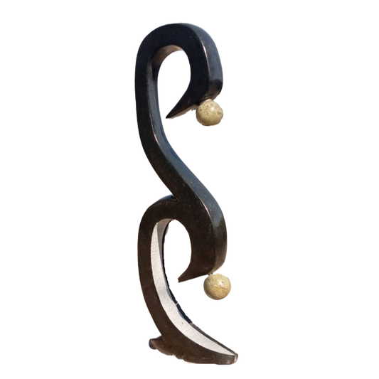 Prayer Warriors - Stone Sculpture Made of Springstone by Graham Rugoyi | Zimbabwe