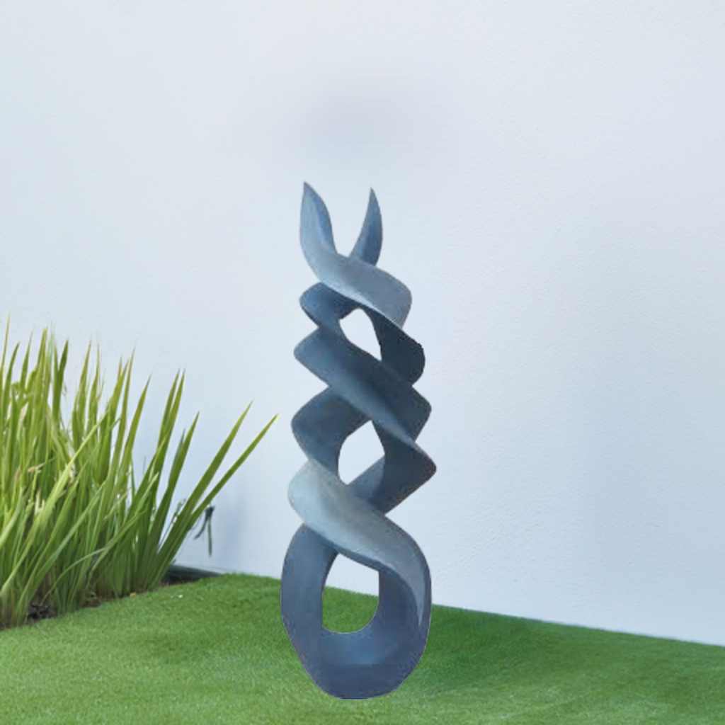 Reaching For The Sun - Stone Sculpture Made of Springstone by Onias Mupumha | Zimbabwe