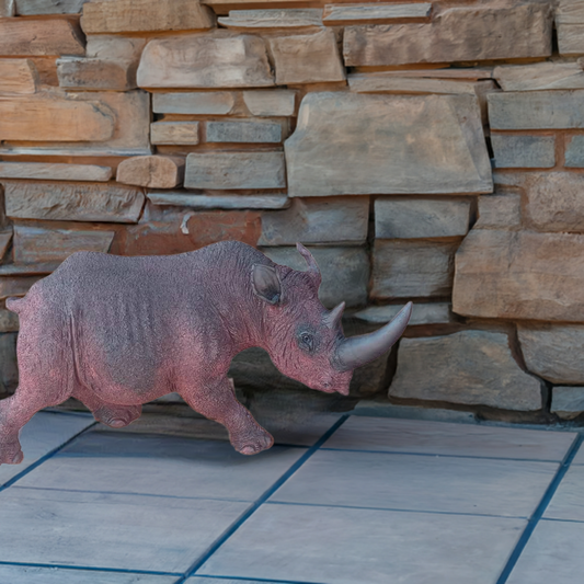 Rhino - Carved from Ironwood by Killian Torovasei | Zimbabwe