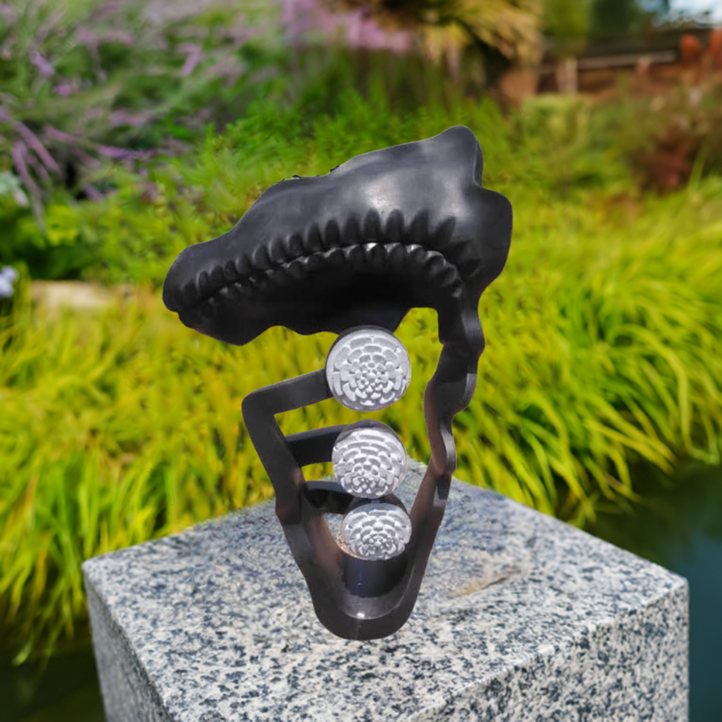 Sea Flower - Stone Sculpture Made of Springstone by Godfrey Matangira | Zimbabwe