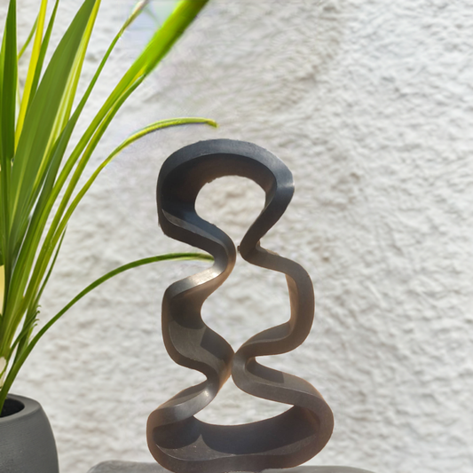 Sea Waves - Stone Sculpture Made of Springstone by Godfrey Matangira | Zimbabwe