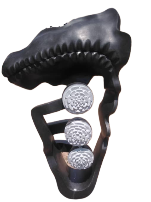 Sea Flower - Stone Sculpture Made of Springstone by Godfrey Matangira | Zimbabwe