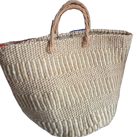 Shopper Basket Bags Handmade of 100% Natural Sisal Fiber | Kenya