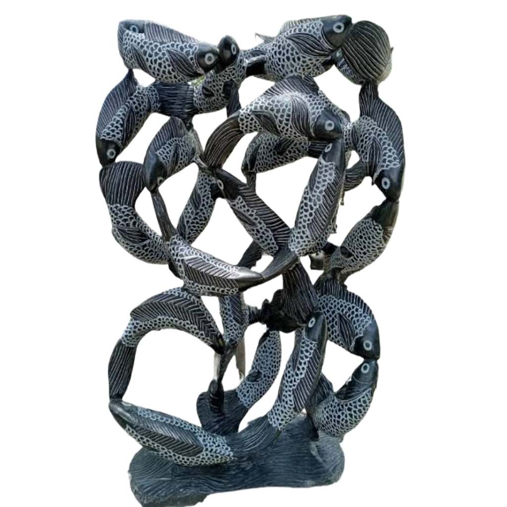 Spirit of the Sea - Stone Sculpture Made of Springstone by Shepherd Deve | Zimbabwe