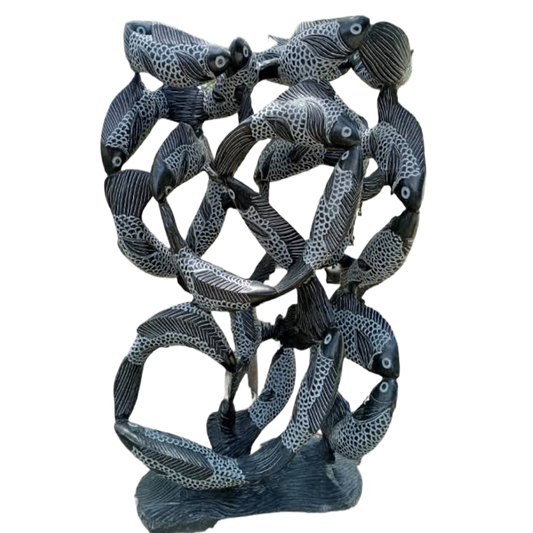 Spirit of the Sea - Stone Sculpture Made of Springstone by Shepherd Deve | Zimbabwe