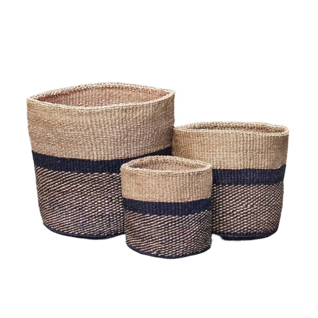 Storage Baskets Handmade of 100% Natural Sisal Fiber | Kenya