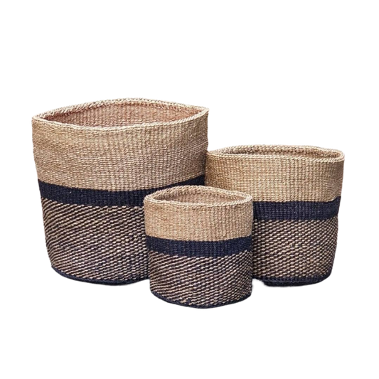 Storage Baskets Handmade of 100% Natural Sisal Fiber | Kenya