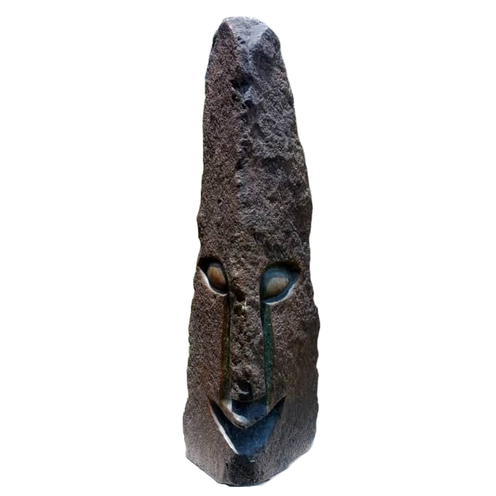 Story Teller - Stone sculpture Made of Opal Stone by Shingirai Madzongwe | Zimbabwe.