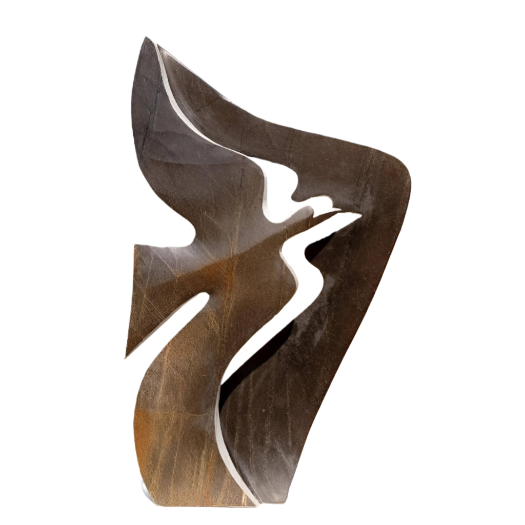 Taking Off - Stone Sculpture Made of Springstone by Remember Matafi | Zimbabwe