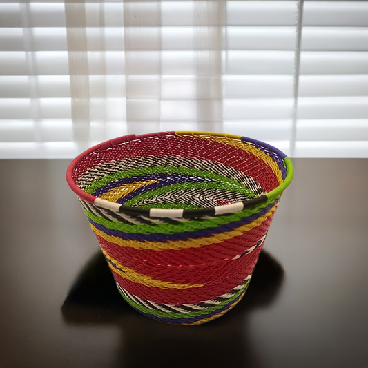 Telephone Wire Flower Pot WPP0021 (14cm x 9.5cm) | South Africa.