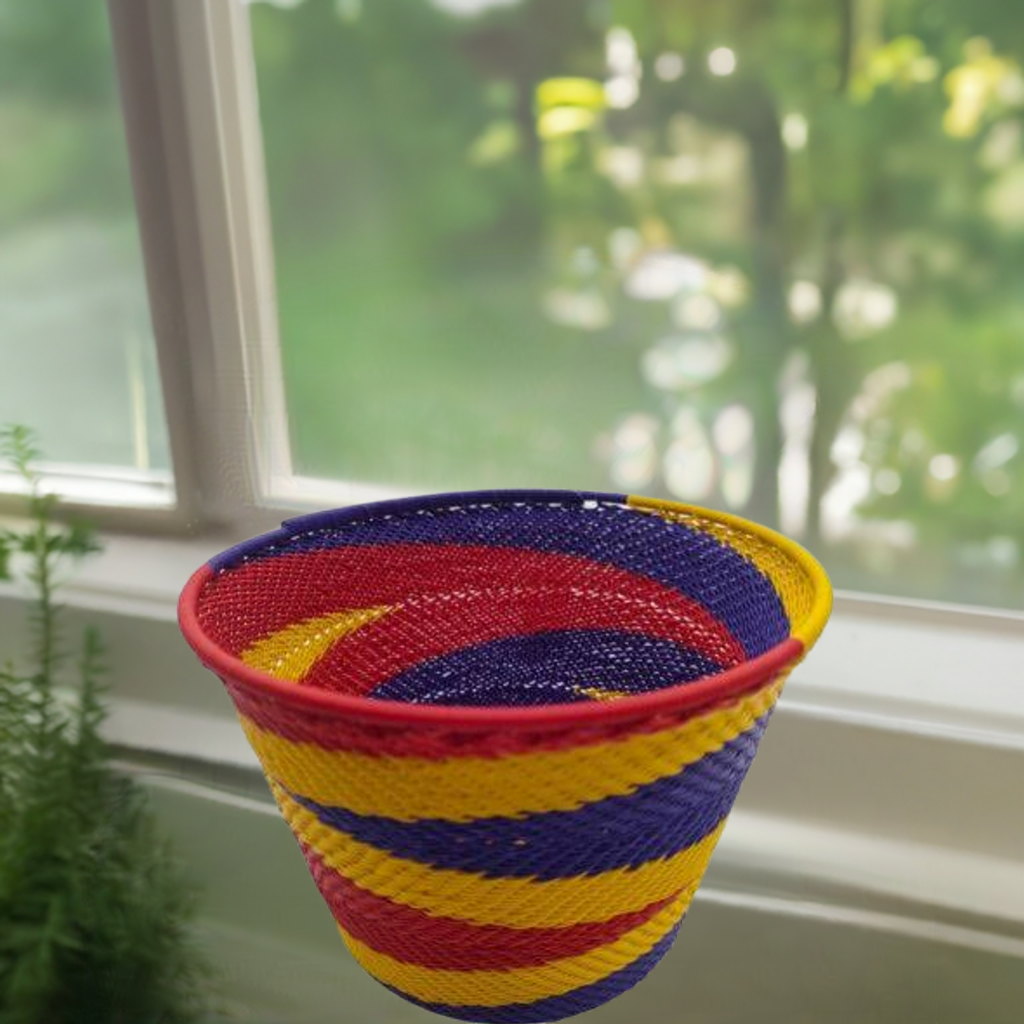 Telephone Wire Flower Pot WPP0015 (14cm x 9.5cm) | South Africa.