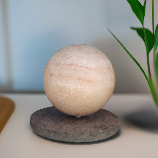 The Sphere - Stone Sculpture Made of Dolomite & Granite by Givemore Mashaya | Zimbabwe