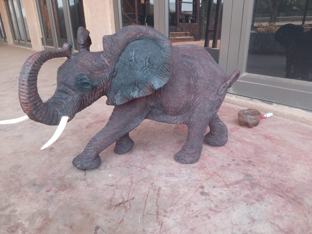 Elephant Collection : Carved from Ironwood by Killian Torovasei | Zimbabwe