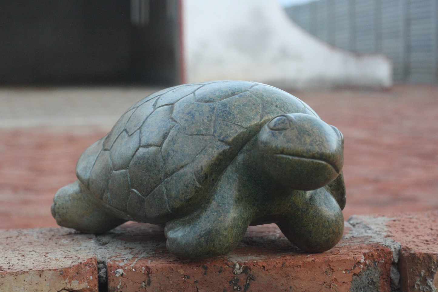 Looking For My Lover - Stone Sculpture Made of Opal Stone by Passmore Mashaya | Zimbabwe
