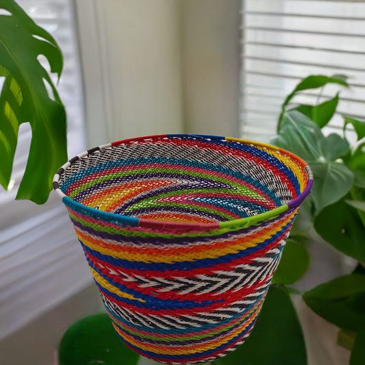 Telephone Wire Flower Pot WPP0020 (19cm x 15cm) | South Africa.