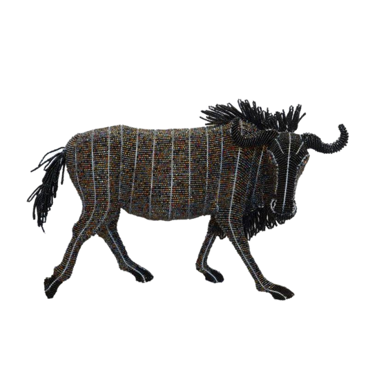 Wildebeest: Handmade of Hard Wire & Beads by Tadiwa Muchemwa | Zimbabwe