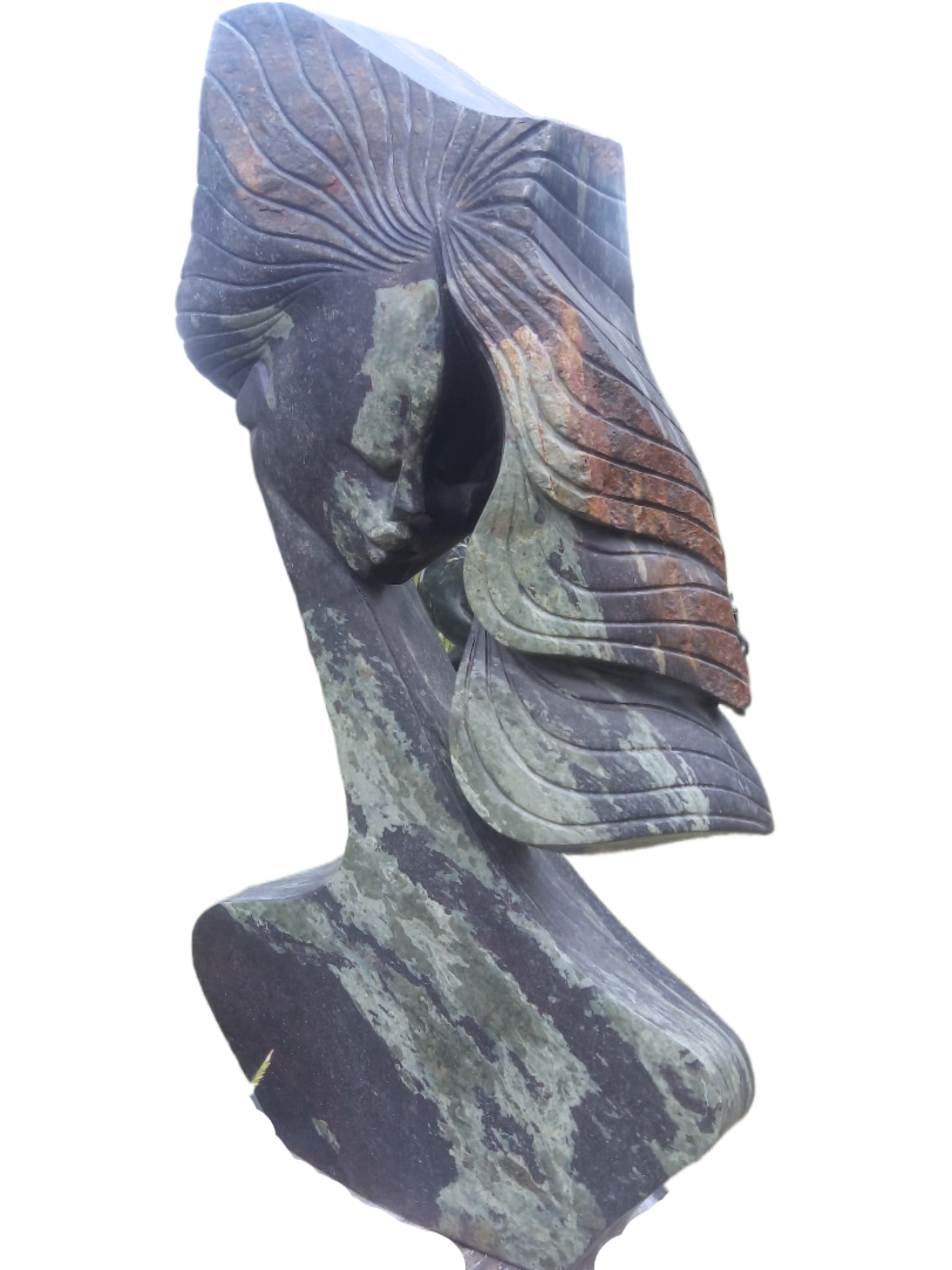 Windy Day - Stone Sculpture Made of Cobalt by Lovemore Bonjisi | Zimbabwe