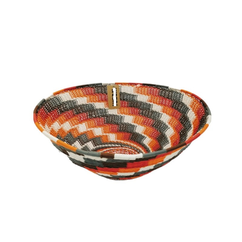 Telephone Wire 22cm Diameter Deep Bowl Autumn Checks | South Africa.