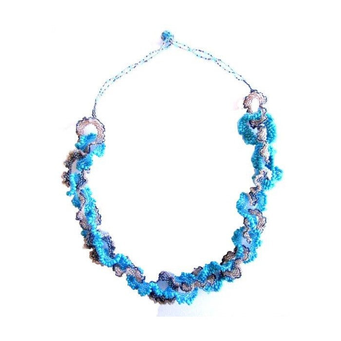 Seafrill Beaded Necklace by Nokuthula | South Africa