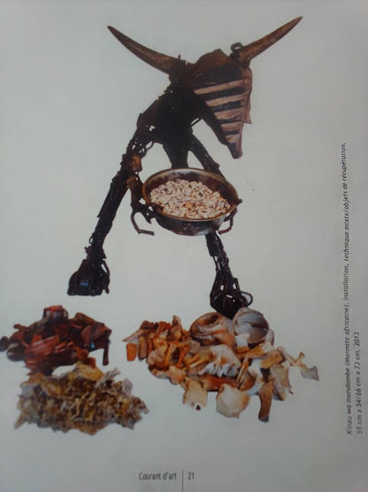 Kinzu wa Mandombe (African Pot) - Mixed Media Installation by Teddy Lusansu | D.R. Congo