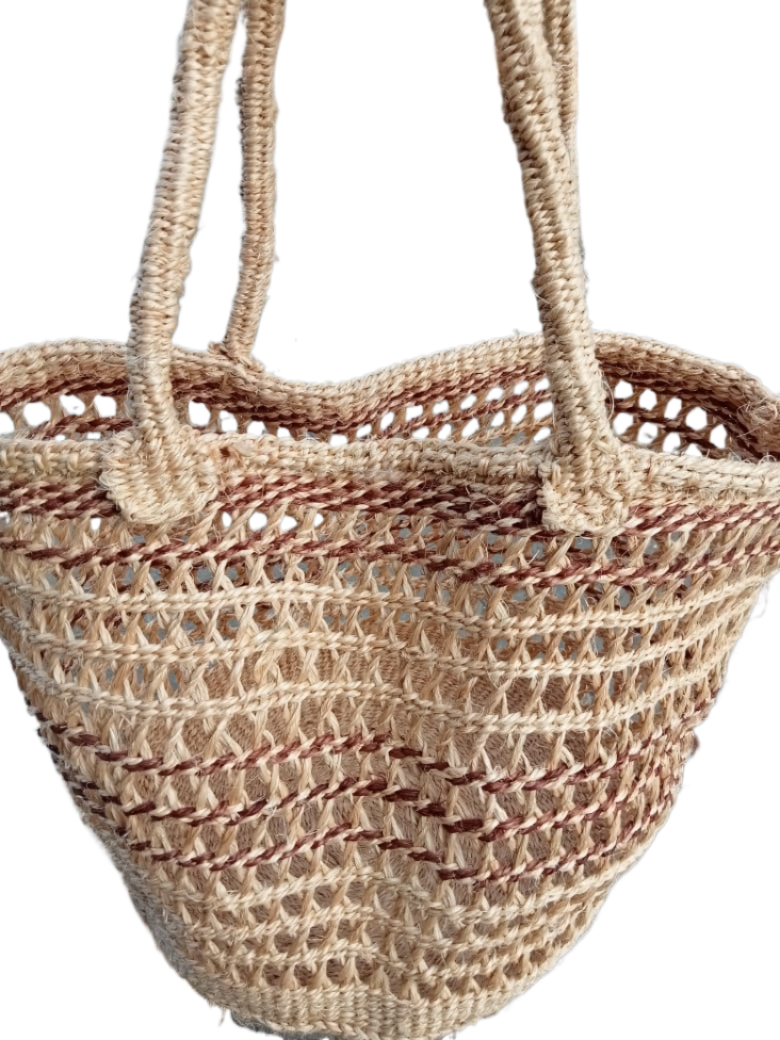 Shopper Basket Bags Handmade of 100% Natural Sisal Fiber | Kenya