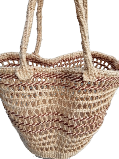 Shopper Basket Bags Handmade of 100% Natural Sisal Fiber | Kenya