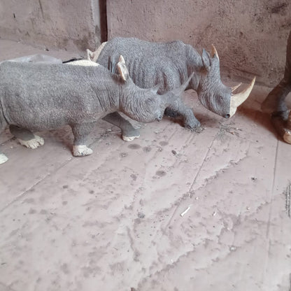 Rhino Carvings Collection : Carved from Ironwood by Killian Torovasei | Zimbabwe