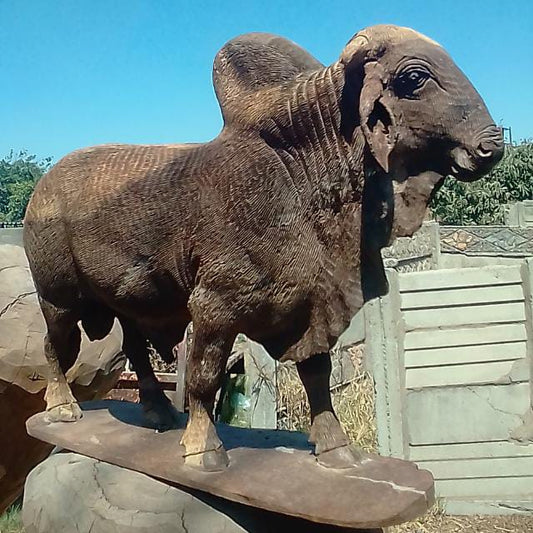 Cows & Bulls Collection: Carved from Ironwood by Killian Torovasei | Zimbabwe