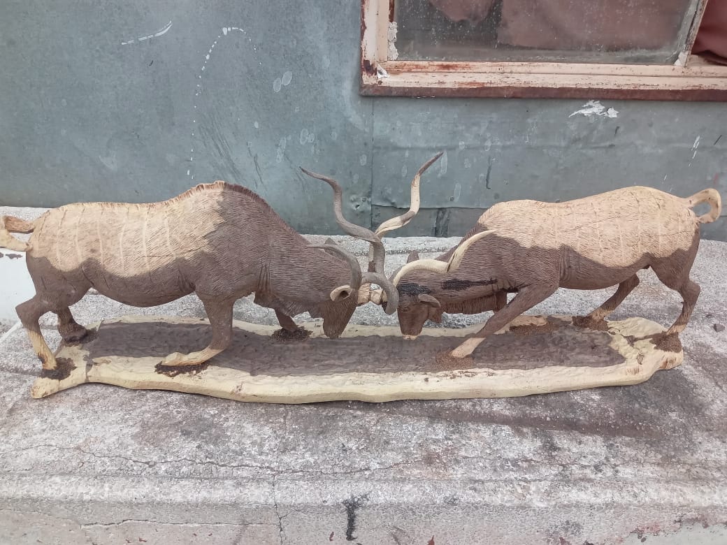 Antelope, Eland & Kudu Collection : Carved from Ironwood by Killian Torovasei | Zimbabwe