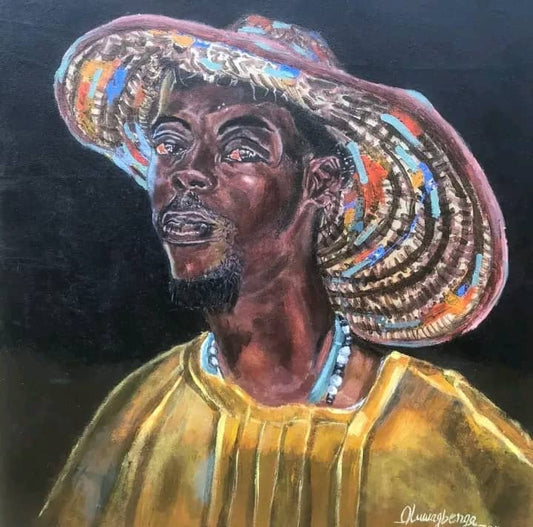 The Survivor  - An Acrylic on Canvas Painting by Oluwagbenga Taiwo | Nigeria